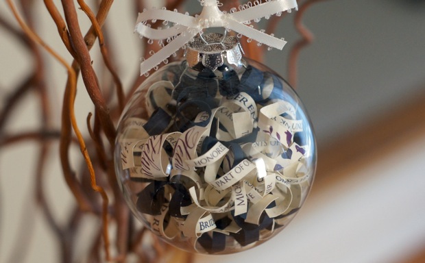 wedding keepsake ornaments