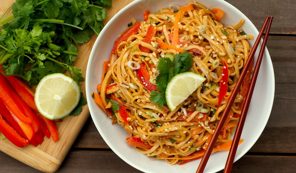 Spicy Peanut and Sesame Noodles