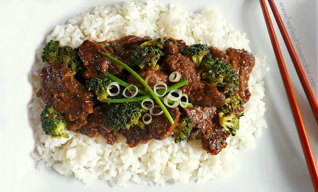 Quick + Simple Beef + Broccoli - a perfect, delicious weeknight meal, ready in less than 20 minutes!