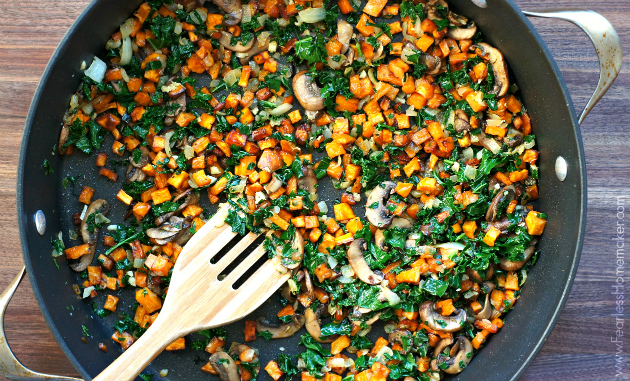 Autumn Orzo with Caramelized Vegetables | www.FearlessHomemaker.com